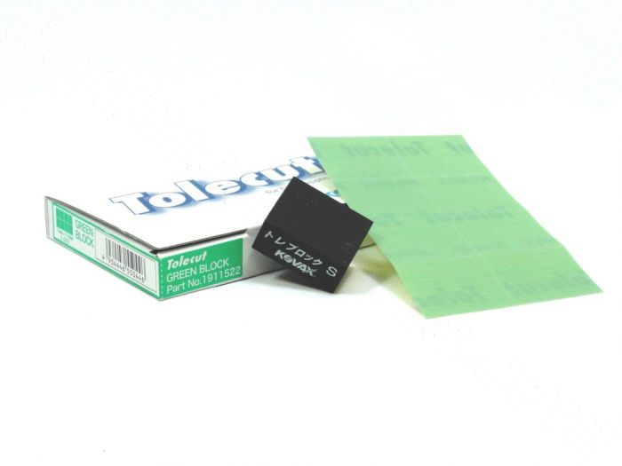 Tolecut Abrasive 8 Cut Toleblock Green 2000 Grit Sheets PDR