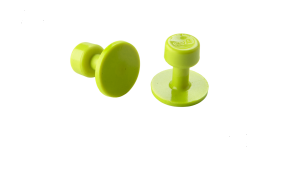 BL-29 20mm Gang Green Round Glue Tab