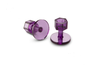 Q-84-R21 Dead Center 21 mm Purple Round Tabs
