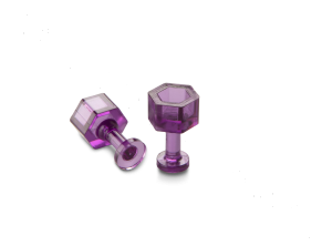 Q-84-R9 Dead Center 9 mm Purple Round Tabs