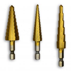 A-21-B 3 pc Unibit Step Drill Set