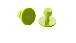 BL-15 25mm Gang Green Round Glue Tab