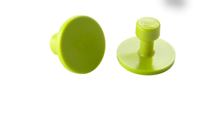 BL-30 30mm Gang Green Round Glue Tab