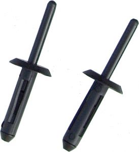 Short Plastic Rivets - 5mm For Slimline Plastic Riveter 50 Pack DF-CT887RS