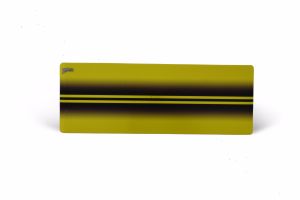 PC-136 13" LED Lens Light Cover Yellow Double Line with Fade 
