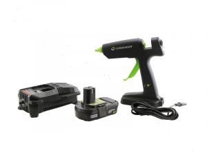 HG-1 SureBonder Hybrid-120 Battery Powered Cordless Glue Gun, Battery, and Charger