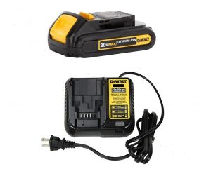 PC LED 216 Dewalt 20V Battery 1.3Ah and Dewalt 20V Charger