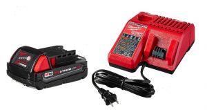 PC LED 300 Milwaukee Battery and Charger