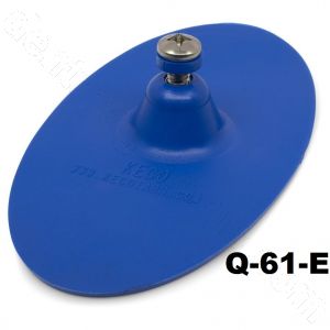 Q-61-E SuperTab® 3 x 6" Blue Smooth Oval Large Damage Collision Tabs