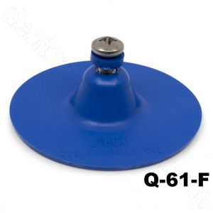 Q-61-F SuperTab® 3" Blue Smooth Round Large Damage Collision Tabs