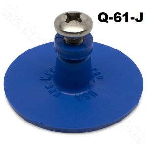 Q-61-J 47 mm Blue Smooth Round Heavy Duty Collision Repair Tabs