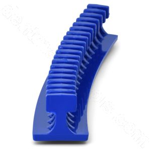 Q-77  Centipede Curved 25 x 100 mm Blue Flexible Crease Glue Tab