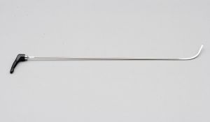 RH-8  5/16" diam, 35" length, 4" toe, curved, blade tip,  Rotating handle 360 degrees