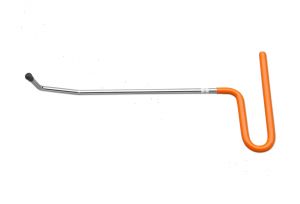 SFT-5  5/16" diam, 13-1/2" length, 2" toe, 2 bends, 55 degree angle, tip up, (1) soft tip cap included.