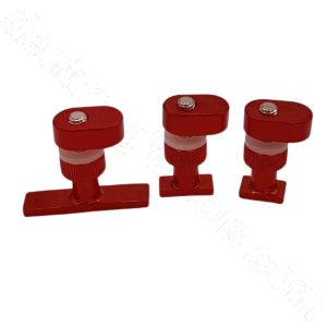 GT-16 Set of 3 Rectangle Aluminum Alloy Cold Glue Tabs