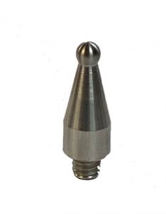 ST-14-11 Stainless Machine Polished Steel 1/4" Round Ball Screw on tip 1/4-20 threads