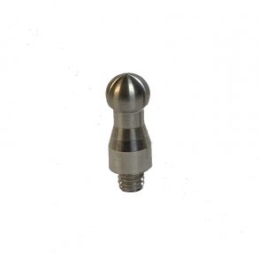 ST 5/16-L Stainless Machine Polished Steel  1/2" Round Ball Screw on tip