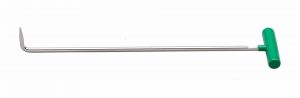 TR-24  7/16" diam, 24" length, 2 1/2" toe, 90 degree angle, Pencil tip, pointed up. 