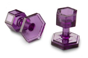 Q-84-14 Dead Center 14 mm Purple Hex Tabs